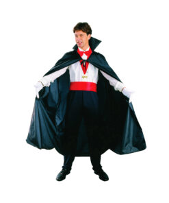 Long Black Cape Adult