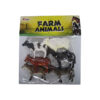 Assorted farm animals figures in cow, sheep, horse, and goat designs for prop and decoration