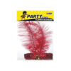 Flapper headband in red colour for Halloween costume and party dress up