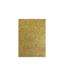 Gold glitter cardboard sheet in A4 size coming in pack of 10