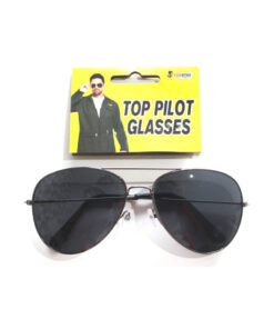 Top pilot aviator sunglasses prop for Halloween costume and dress up