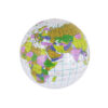 Inflatable globe world map