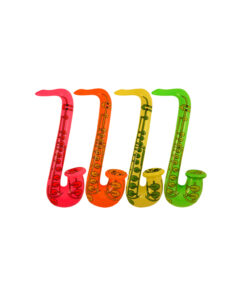 Inflatable Neon Saxophone Assorted 75cm