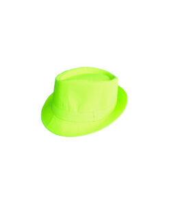 Neon Gangster Hat Green