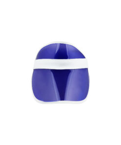Blue Transparent Plastic Visor