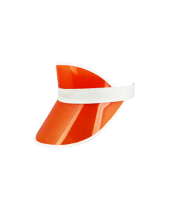 Alternative view of Orange Transparent Plastic Visor