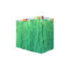 Green luau table skirt in size of 75cm x 274cm