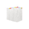 White luau table skirt in size of 75cm x 274cm
