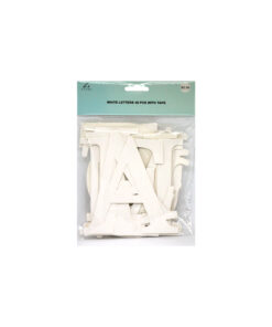 White letters with tape in pack of 46