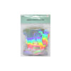 Iridescent letters with tape in pack of 46
