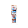 Rose gold bordered transparent decoration cube set coming with 4 boxes and 15 letters