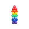 Rainbow latex balloon column kit coming in height of 1.5m