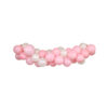 Pink and white latex balloon garland kit coming in set of 50 pieces