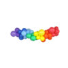 Rainbow latex balloon garland kit coming in set of 50 pieces