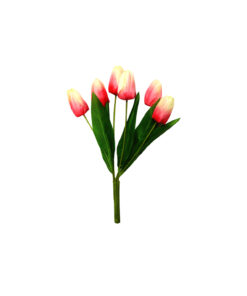 Pink 7 Head Tulip 37cm
