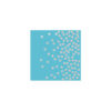 Blue With Silver Dots Small Napkins 20pc
