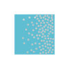 Blue With Silver Dots Large Napkins 20pc