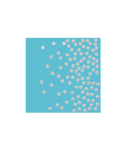 Blue With Silver Dots Large Napkins 20pc