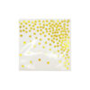 Gold Dots Large Napkins 20pc
