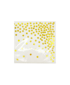 Gold Dots Large Napkins 20pc