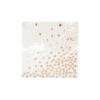 Rose Gold Dots Large Napkins 20pc