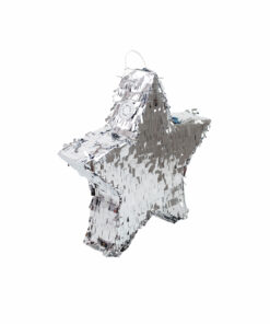 Silver Foil Star Pinata