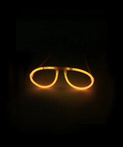 Glow in the dark glasses in orange colour coming in pack of 1