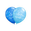 Mixed Blue Happy Birthday Latex Balloons 12inch 10pk