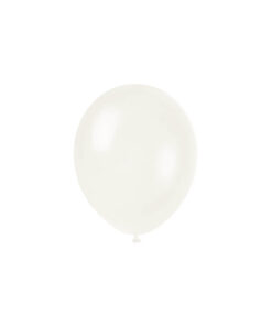 White Metallic Latex Balloons 12inch 20pk