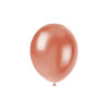 Rose Gold Metallic Latex Balloons 12inch 20pk