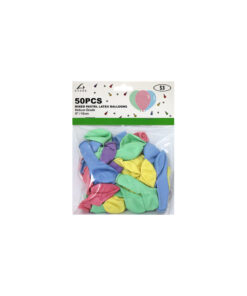 Alternative view of Mixed Pastel Latex Plain Balloons 5inch 50pk
