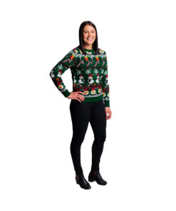 Xmas Jumper Snowman Lady