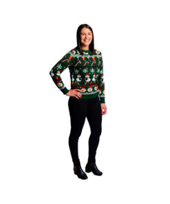 Xmas Jumper Snowman Lady