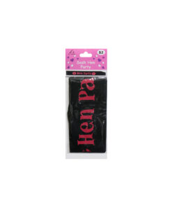 Black Hens Party Sash