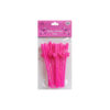 Novelty Pink Dicky Straws 10pc