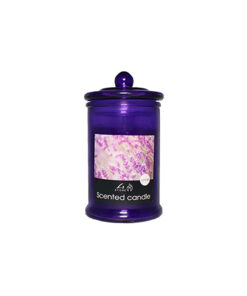 Lavander Scented Candle In Glass Jar