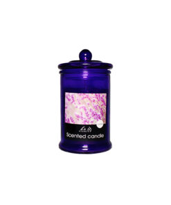 Lavander Scented Candle In Glass Jar