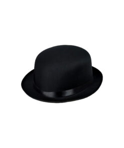 Alternative view of Black Bowler Hat