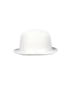 White Bowler Hat