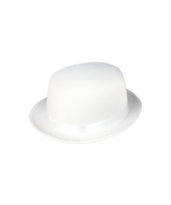Alternative view of White Bowler Hat