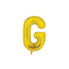 Gold foil balloon in letter "G" design