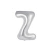 Silver foil balloon in letter "Z" design