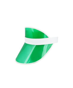 Alternative view of Green Transparent Plastic Visor