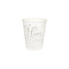 Silver Happy Birthday Paper Cups 20x9oz