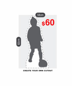 Single Medium Cutout 60x82cm