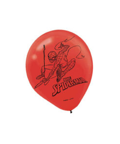 Alternative view of Spider-Man Latex Balloons 6pk