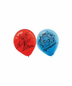 Spider-Man Latex Balloons 6pk