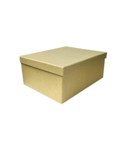 Craft brown cardstock gift box