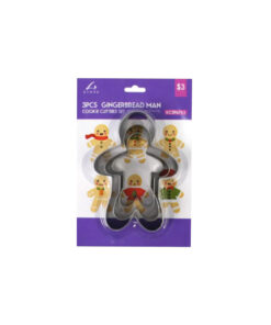 Gingerbread Man Cookie Cutters 3pcs