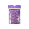 Evenbake cake strips in purple colour in size of 88cm x 4cm in pack of 2